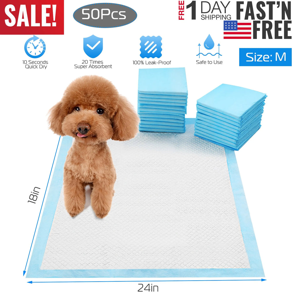 50Pcs/Set Dog Training Pads
